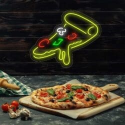 Neón led Pizza