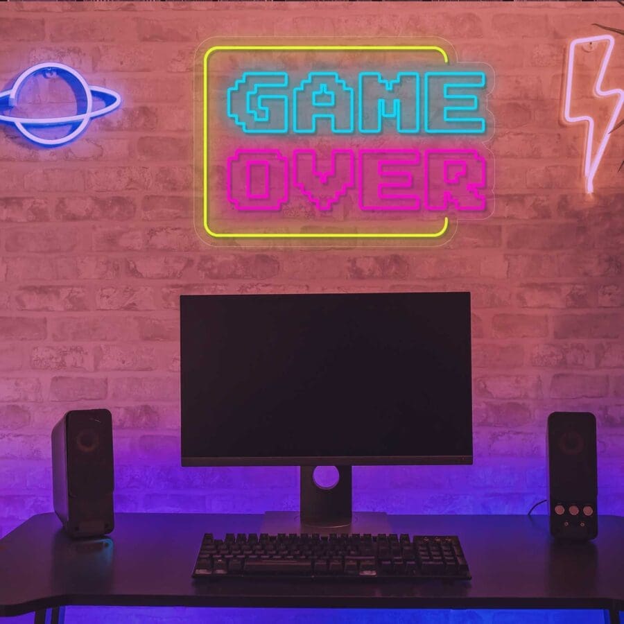 Neón Led Game Over