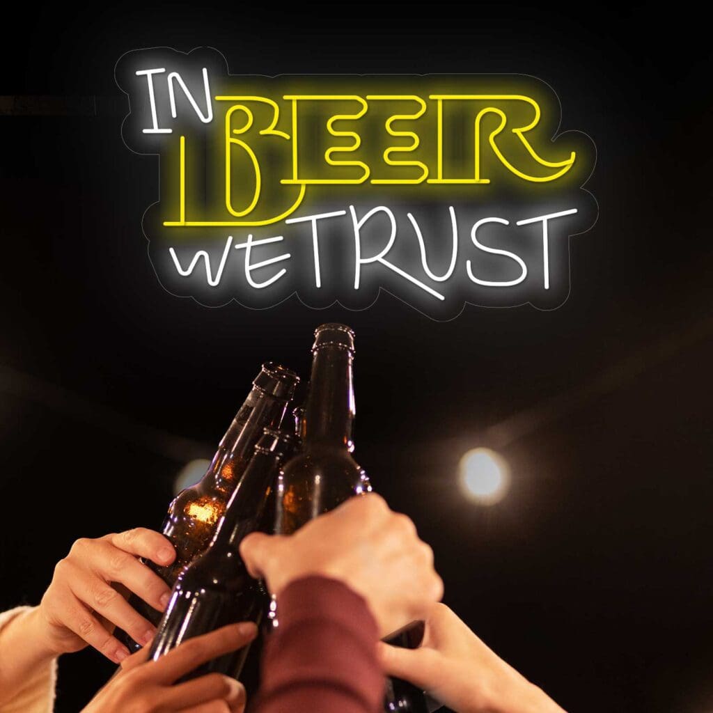 En Neón In Beer We Trust confiamos.